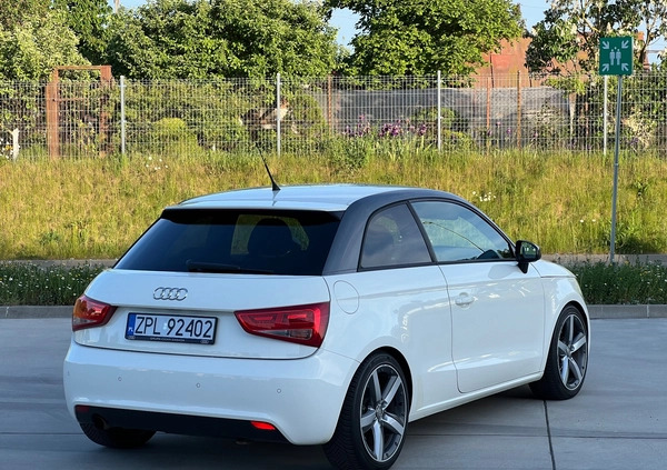 Audi A1 cena 36500 przebieg: 114007, rok produkcji 2010 z Szczecin małe 79